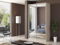 Шкафы-купе, Шкаф купе 2-х дверный Айсберг 150 зеркало