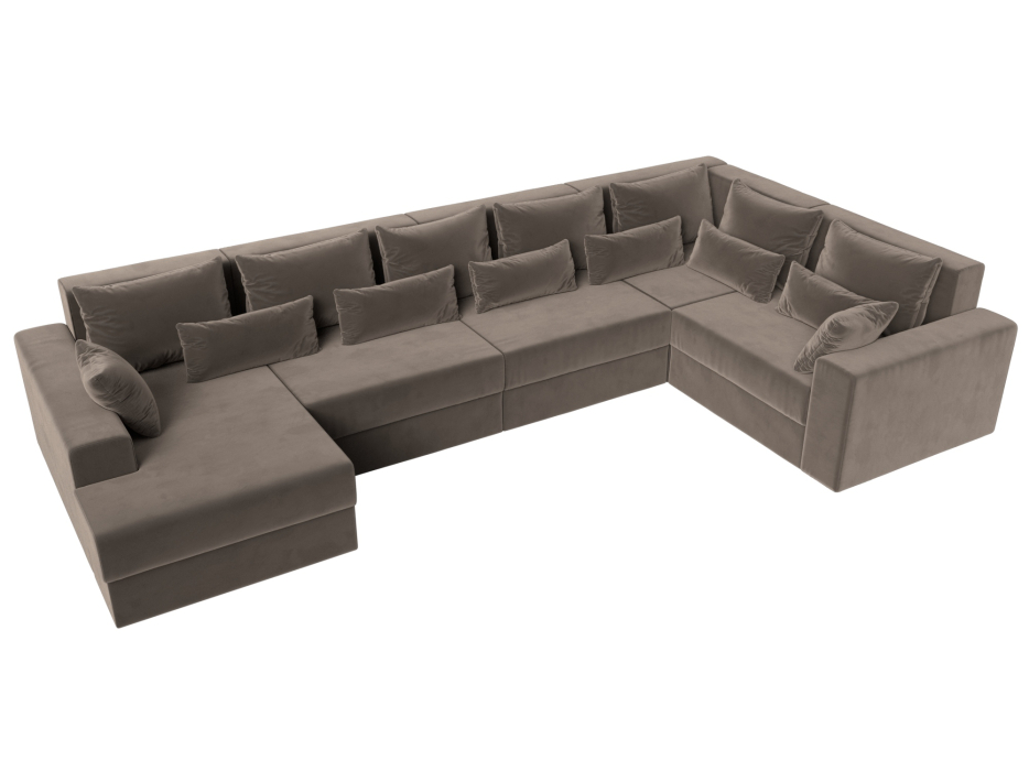 Офисные диваны, П-образный диван Майами левый угол, Велюр