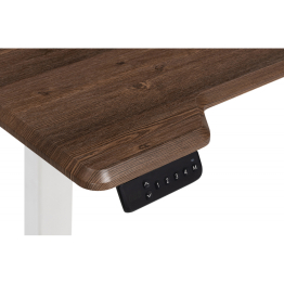 Компьютерный стол Маркос с механизмом подъема 140х80х75, белый