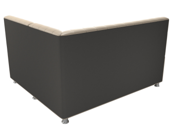 Кухонный угловой диван Мирта правый угол, экокожа