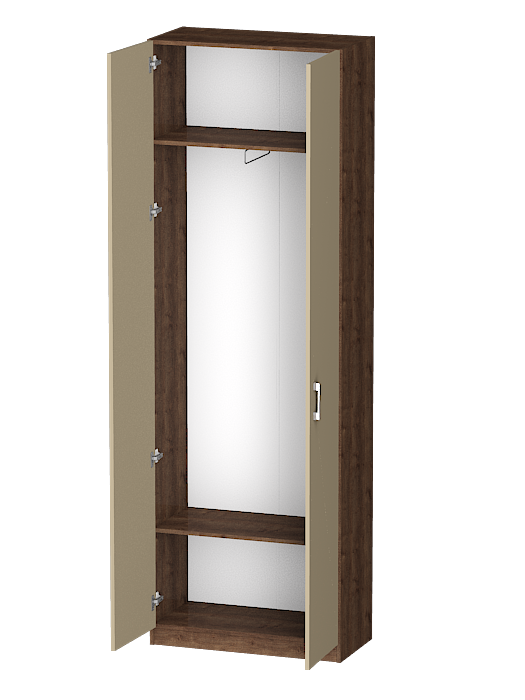 Для одежды, Распашной шкаф Лайф для одежды 80*40*240 Дуб экспрессив