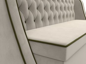 Кухонный прямой диван Лофт, микровельвет