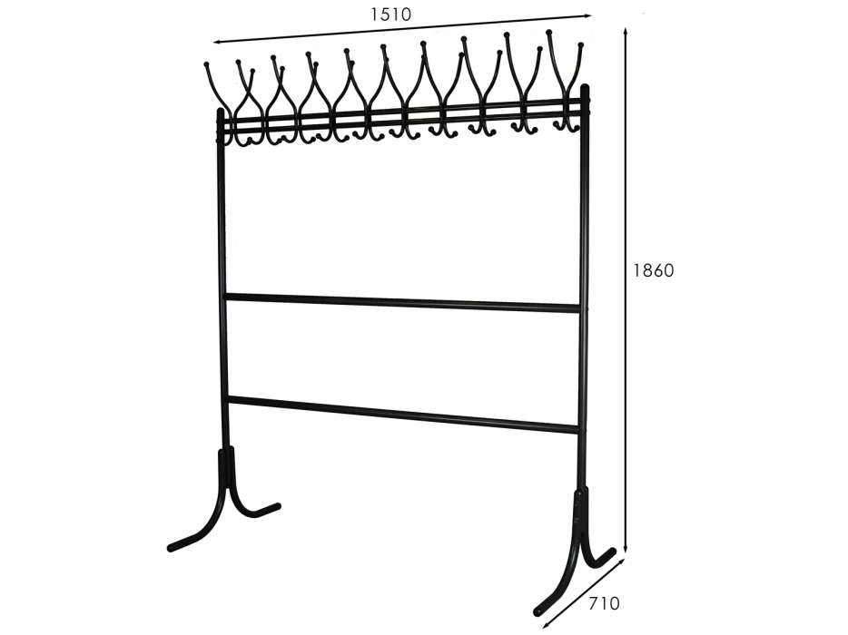 Вешалки, Вешалка гардеробная Мебелик М 12