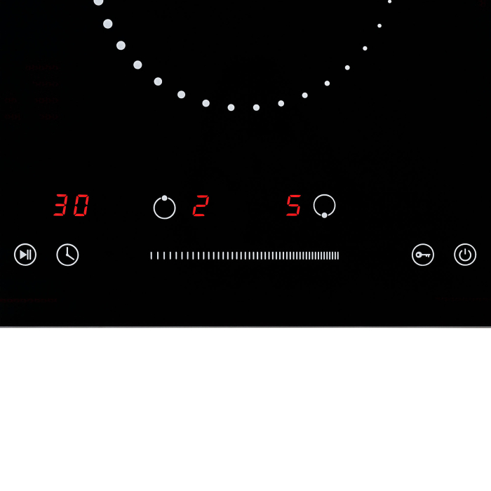 Встраиваемые варочные панели, Электрическая варочная поверхность KRONA CORTO 30 BL (независимая)