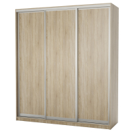 Шкафы-купе, Шкаф-купе 3-х дв. Премиум с полками и со штангами 180х60х220