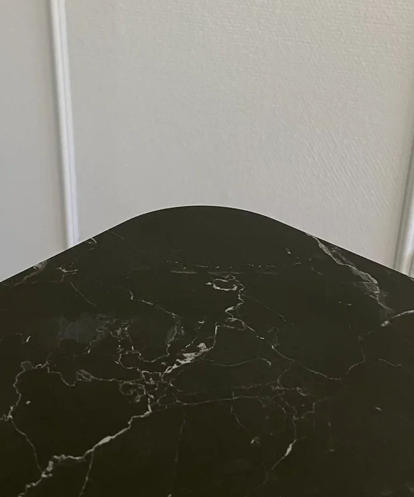 Обеденные столы, Стол Kenner AA1400 раздвежной, керамика, опоры черные