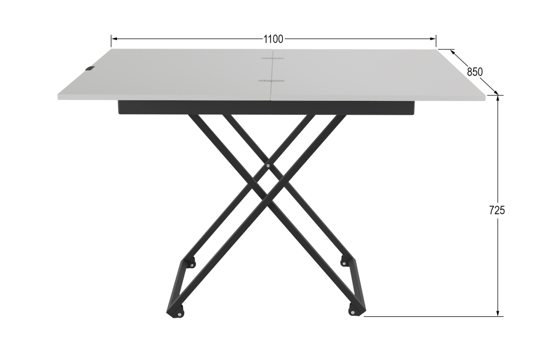 Столы-трансформеры, Стол универсальный трансформируемый АНДРЭ Loft