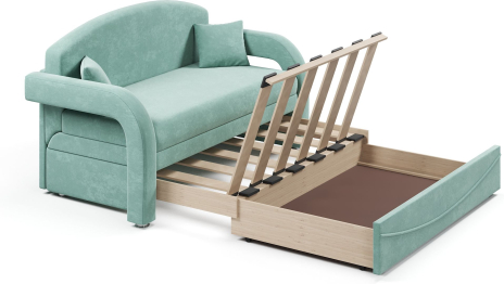 Детский диван Алекс выкатной, велюр