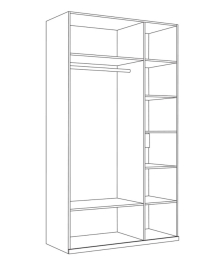 Валенсия 13.12 Шкаф комбинированный