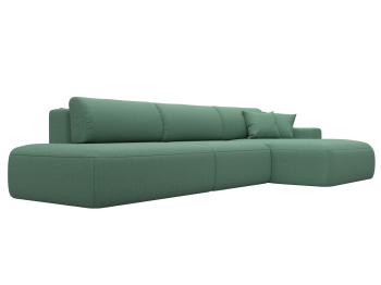 Диван угловой Лига-036 НПБ Модерн Лонг правый угол, рогожка Амур