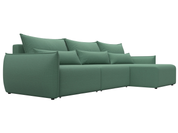 Диван угловой Лига-051 НПБ Лонг угол универсальный, рогожка Амур