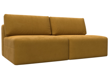 Диван прямой модульный Лига-060 НПБ, велюр BRUT