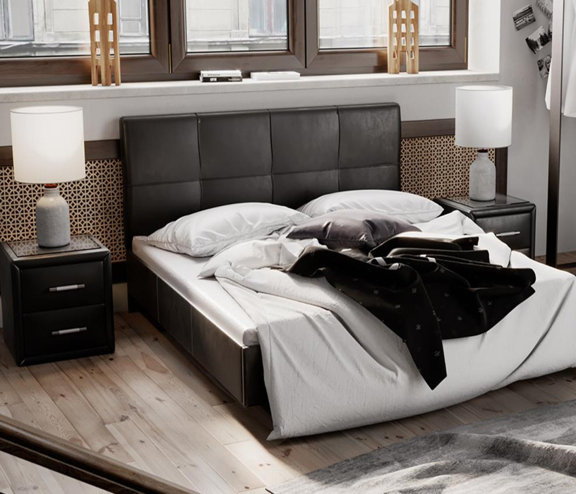 Двуспальные, Кровать Элис , к/з