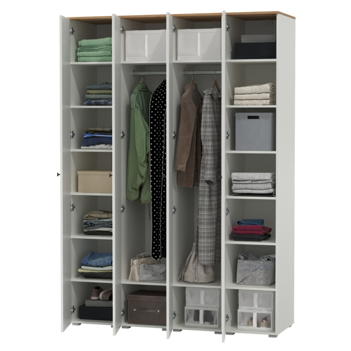 Прихожие, Набор шкаф-пеналов 4 штуки для прихожей Остин