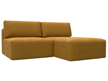 Диван угловой модульный Лига-060 НПБ угол универсальный, велюр BRUT