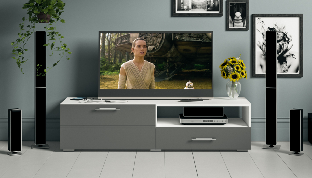 ТВ-тумбы, Тумба под ТВ СВК Ларго 1,4 Белый