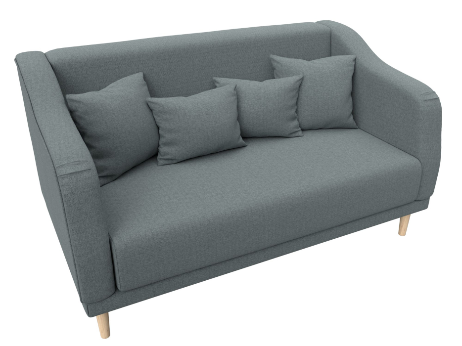 Диваны прямые кухонные, Диван кухонный прямой Киото, рогожка Амур