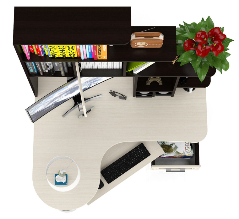 Детские столы, Угловой компьютерный стол Варяг-3