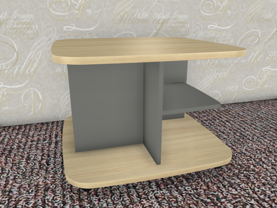 Журнальные столики на колесах, Модульная система Грейс Стол СТ-1020