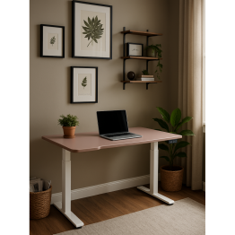 Компьютерный стол Маркос с механизмом подъема 140х80, белый