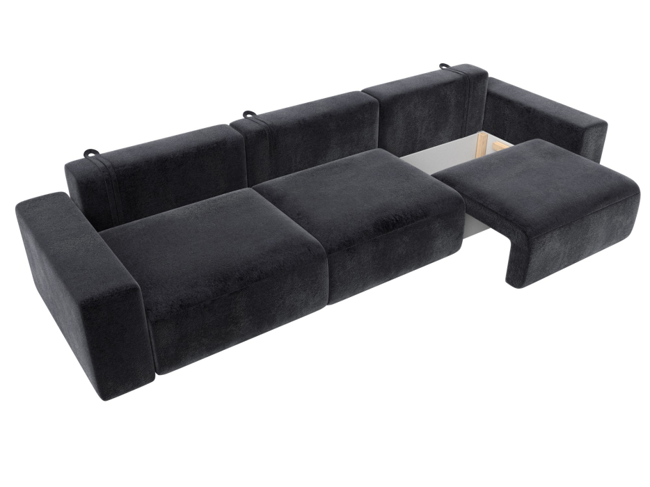 Диваны еврокнижки, Диван прямой Лига-036 НПБ Классик Лонг, велюр TOWER