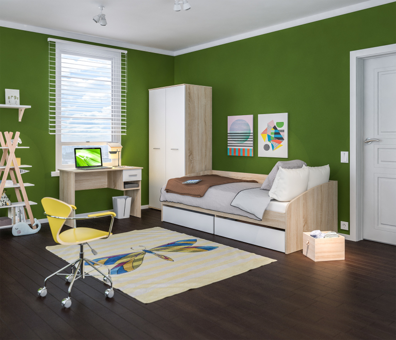 Для девочек, Детская Мамбо спальня со столом