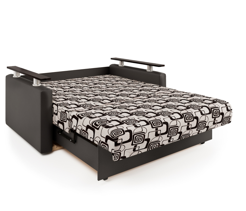 Диваны с ящиком для белья, Диван-кровать Шарм 120, экокожа/шенилл