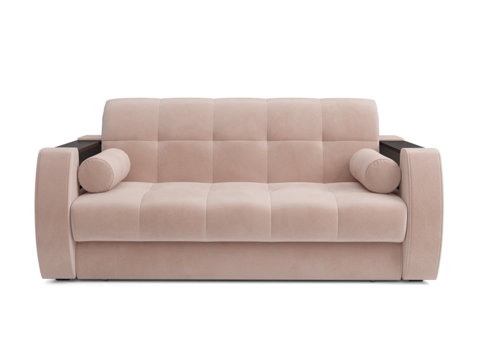 Диваны с ящиком для белья, Диван аккордеон Барон №3 НПБ 155х200 Микровелюр