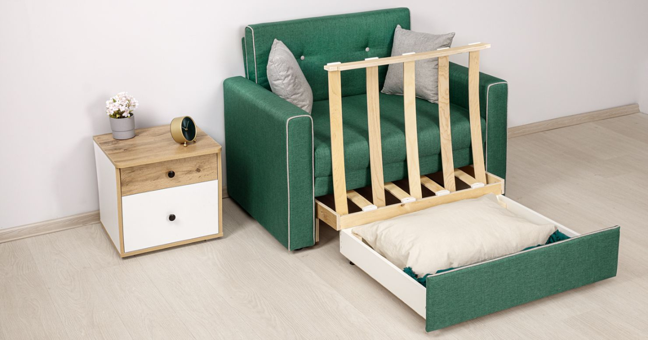 Диваны с ящиком для белья, Диван-кровать Найс (85)