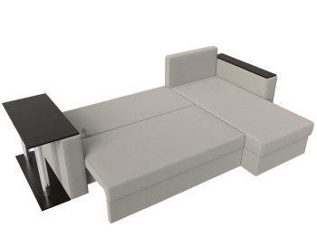 Угловой диван Атланта правый угол, рогожка Амур