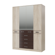 Шкафы распашные, Шкаф 4-х дверный с ящиками Румба