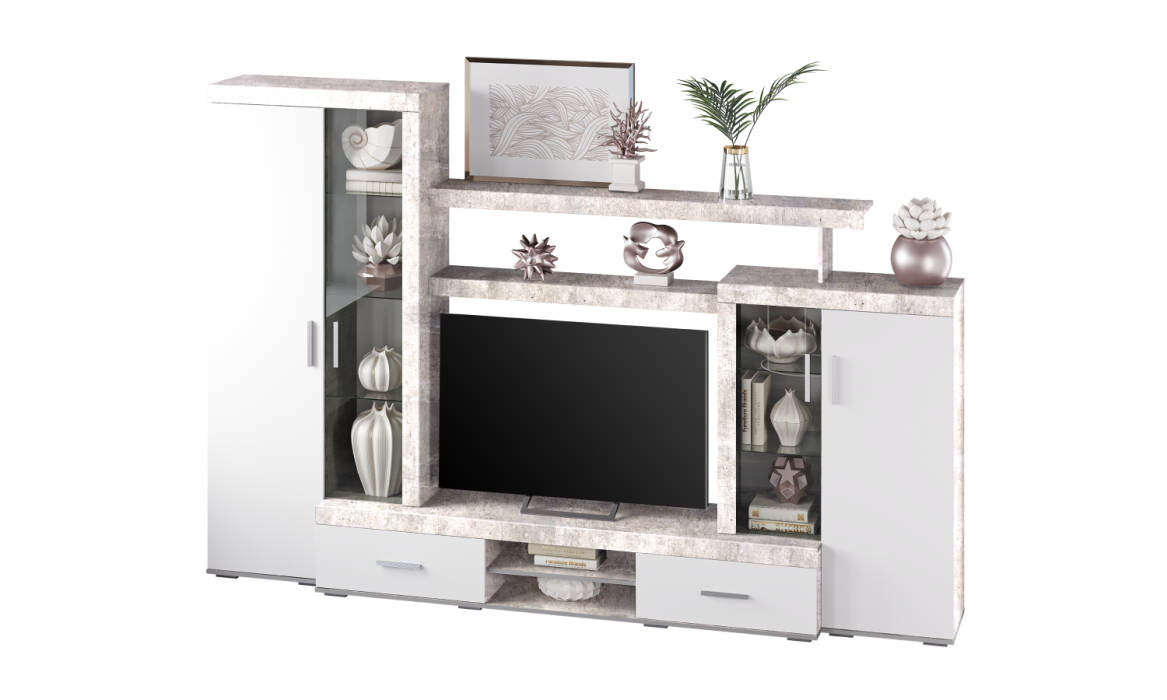 Стенки для гостиной, Центральная секция ЦС-02 МС Инстайл