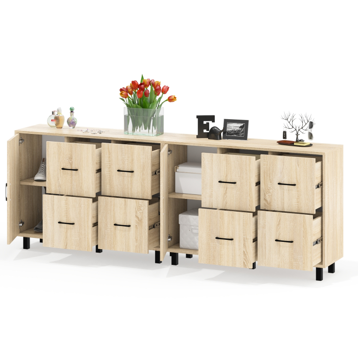 ТВ-тумбы, Два комода РВК 125-1204 с дверкой и 4-мя ящиками