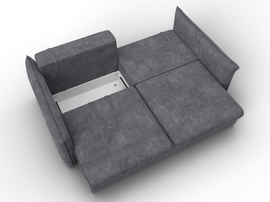 Диваны еврокнижки, Диван прямой Лига-100 НПБ, велюр BRUT