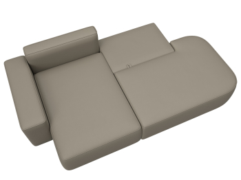 Диван угловой Лига-065 угол левый, экокожа GRIFON