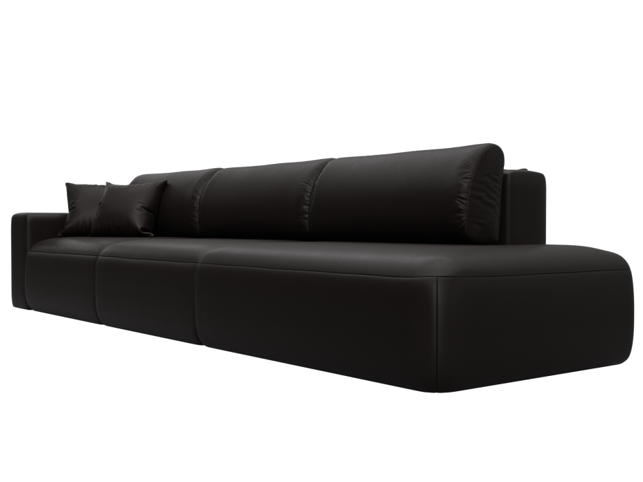 Диваны еврокнижки, Диван прямой Лига-036 НПБ Модерн Лонг подлокотник слева, экокожа GRIFON