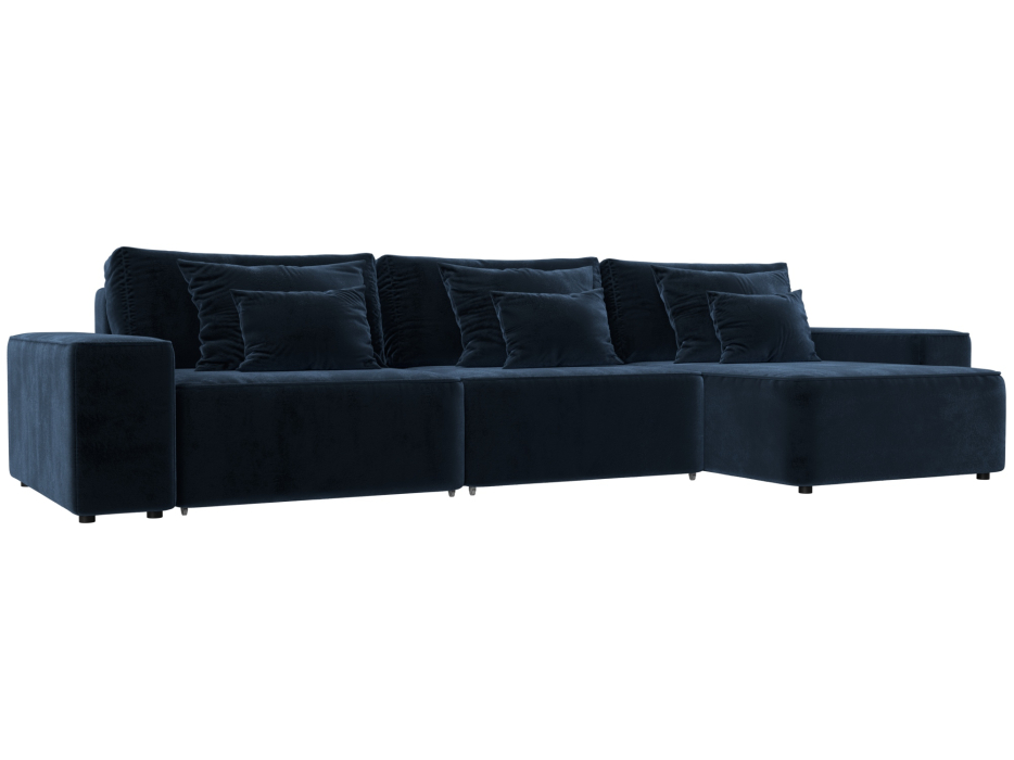 Диваны угловые в гостиную, Диван угловой Лига-074 угол универсальный, велюр TOWER