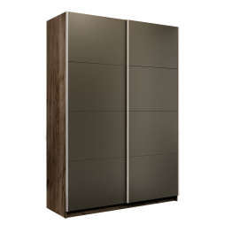 Шкаф-купе Прайм 2-х дверный Стекла хаки/Доводчики 120х57х230