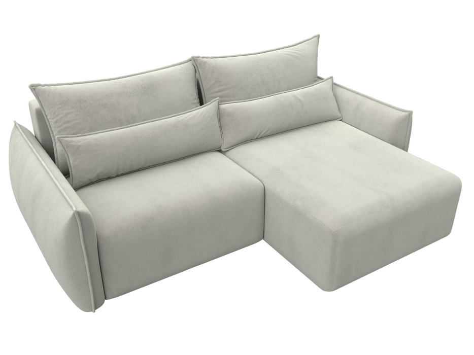 Диваны угловые в гостиную, Диван угловой Лига-051 НПБ угол универсальный, велюр TOWER