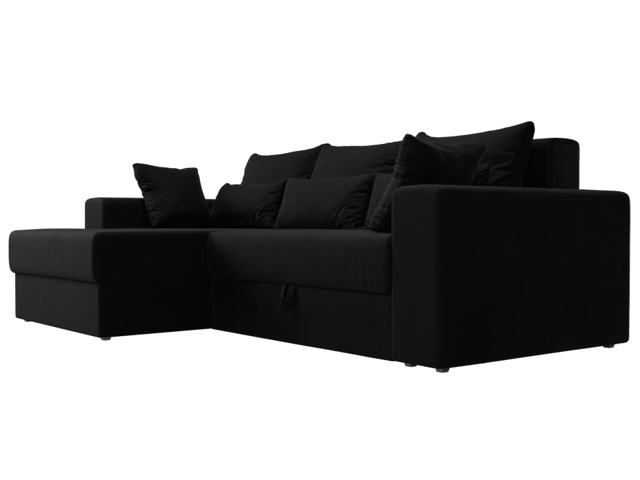 Диваны угловые, Диван угловой Мэдисон НПБ, микровельвет, левый угол