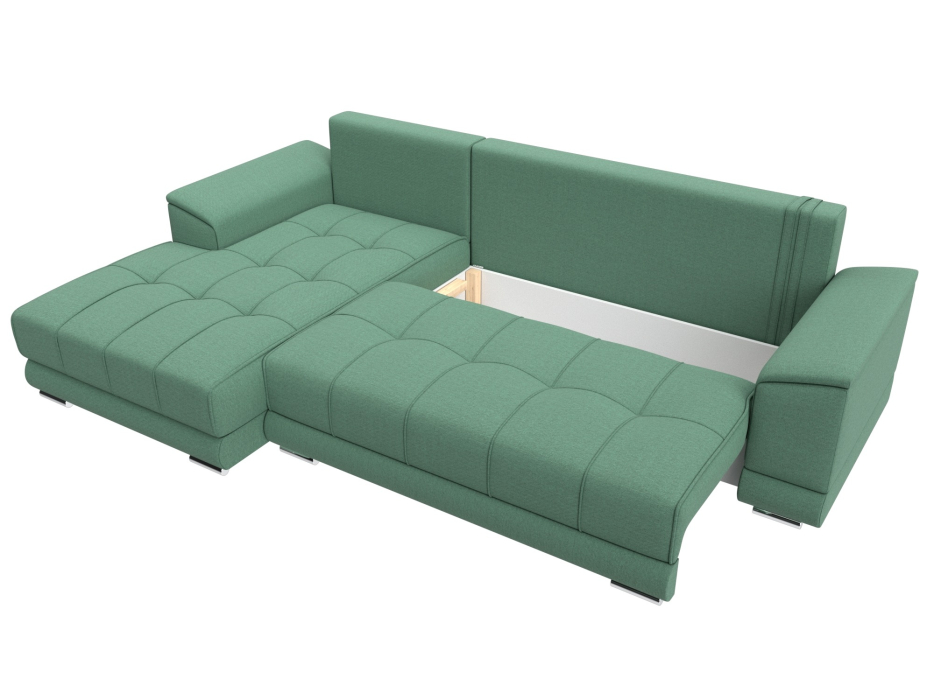 Диваны угловые в гостиную, Диван угловой НордСтар левый угол, рогожка Амур