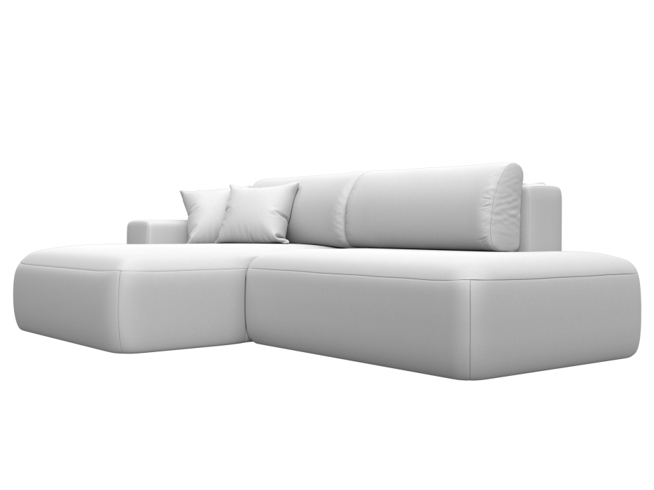 Диваны угловые в гостиную, Диван угловой Лига-036 НПБ Модерн левый угол, экокожа GRIFON