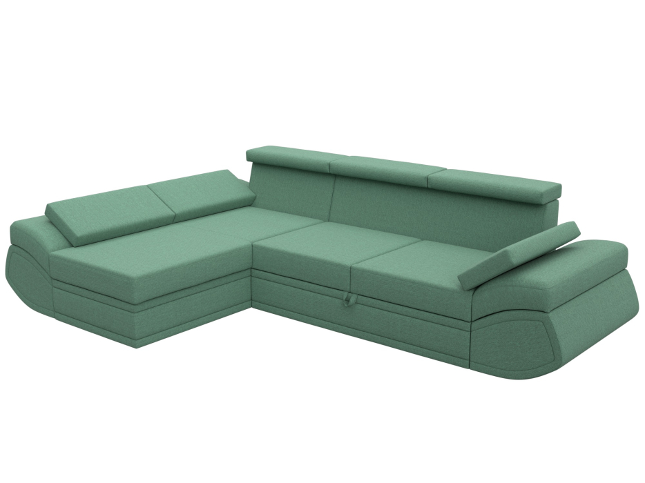 Диваны угловые в гостиную, Диван угловой Лига-032 левый угол, рогожка Амур