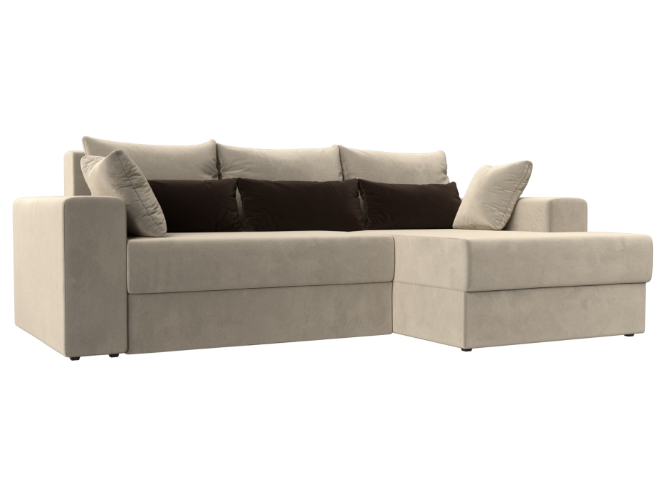 Офисные диваны, Угловой диван Майами правый угол, микровельвет