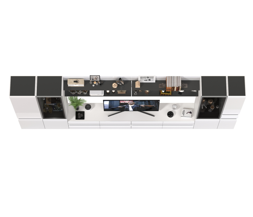 Стенки для гостиной, Сидней мебель в гостиную модульная комплектация № 118