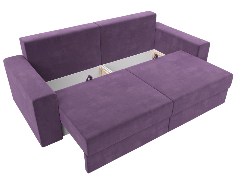 Диваны выкатные, Диван прямой Майами, микровельвет