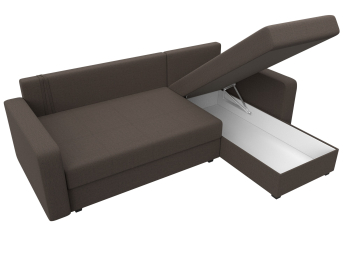 Диван угловой Ливерпуль Лайт правый угол, рогожка Амур