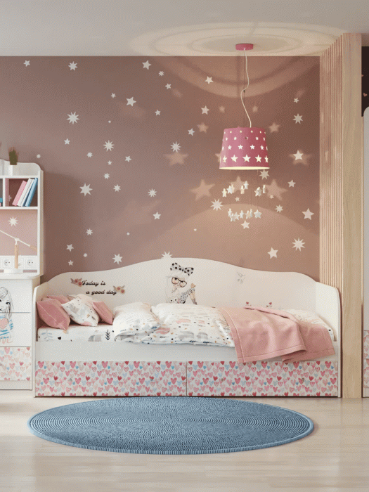 Кровати одноярусные, Кровать для детской 80х190