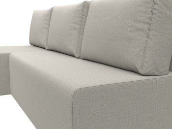 Диван угловой Поло левый угол, рогожка Амур