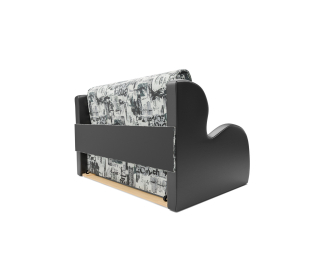 Диван прямой аккордеон Атлант 140 см (Газета)